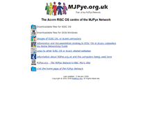 Tablet Screenshot of mjpye.org.uk